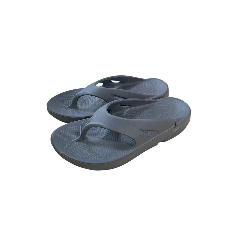 OOFOS Gray Size 10 Oolala Comfort Flip-Flops Thongs Sandals Mens 10 Womens 12